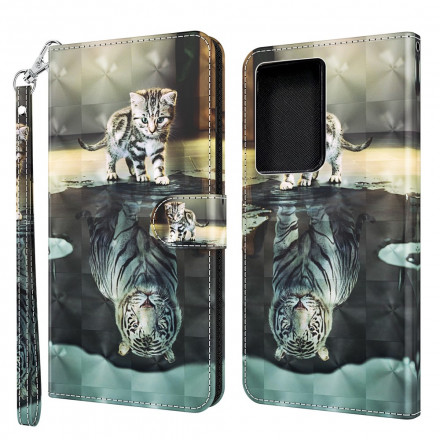 Housse Samsung Galaxy S21 Ultra 5G Ernest Le Tigre Housse Samsung Galaxy S21 Ultra 5G Ernest Le Tigre