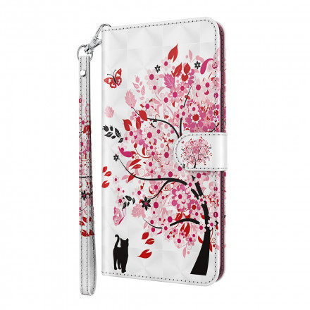 Housse Samsung Galaxy S21 Ultra 5G Arbre Rose