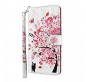 Housse Samsung Galaxy S21 Ultra 5G Arbre Rose