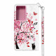 Housse Samsung Galaxy S21 Ultra 5G Arbre Rose