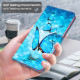 Housse Samsung Galaxy S21 Ultra 5G Papillons Bleus Volants