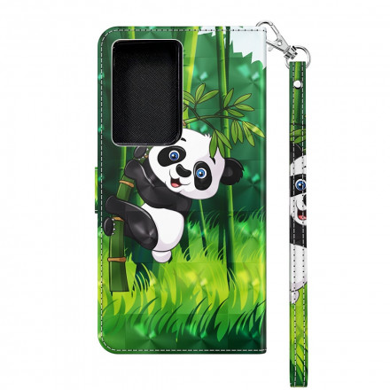 Housse Samsung Galaxy S21 Ultra 5G Panda et Bambou Housse Samsung Galaxy S21 Ultra 5G Panda et Bambou