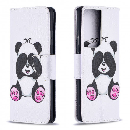 Housse Samsung Galaxy S21 Ultra 5G Panda Fun