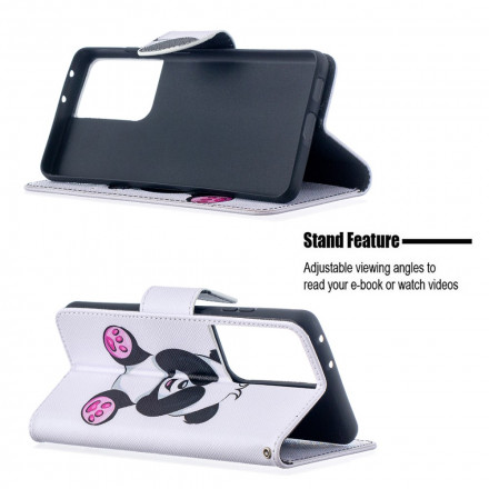 Housse Samsung Galaxy S21 Ultra 5G Panda Fun Housse Samsung Galaxy S21 Ultra 5G Panda Fun
