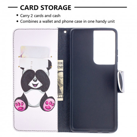 Housse Samsung Galaxy S21 Ultra 5G Panda Fun Housse Samsung Galaxy S21 Ultra 5G Panda Fun