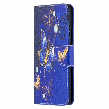Housse Samsung Galaxy S21 Ultra 5G Papillons Rois Housse Samsung Galaxy S21 Ultra 5G Papillons Rois
