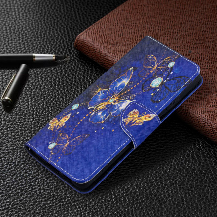 Housse Samsung Galaxy S21 Ultra 5G Papillons Rois Housse Samsung Galaxy S21 Ultra 5G Papillons Rois
