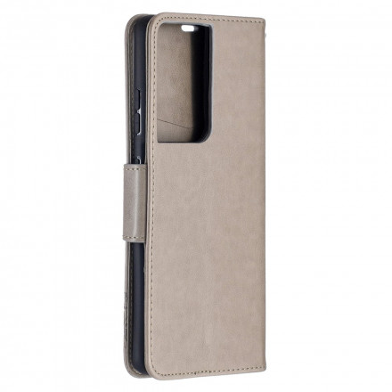 Housse Samsung Galaxy S21 Ultra 5G Les Papillons en Vol avec Lanière Housse Samsung Galaxy S21 Ultra 5G Les Papillons en Vol avec Lanière
