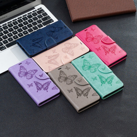 Housse Samsung Galaxy S21 Ultra 5G Les Papillons en Vol avec Lanière Housse Samsung Galaxy S21 Ultra 5G Les Papillons en Vol avec Lanière