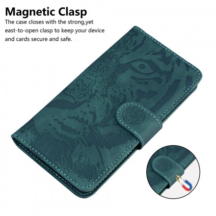 Housse Samsung Galaxy S21 5G Empreinte Face de Tigre Housse Samsung Galaxy S21 5G Empreinte Face de Tigre