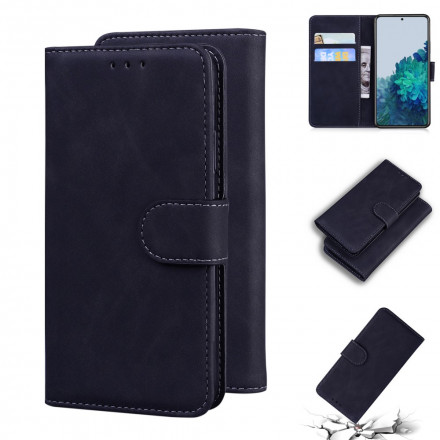Housse Samsung Galaxy S21 5G Effet Cuir Monochrome Housse Samsung Galaxy S21 5G Effet Cuir Monochrome