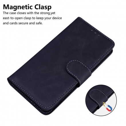 Housse Samsung Galaxy S21 5G Effet Cuir Monochrome Housse Samsung Galaxy S21 5G Effet Cuir Monochrome
