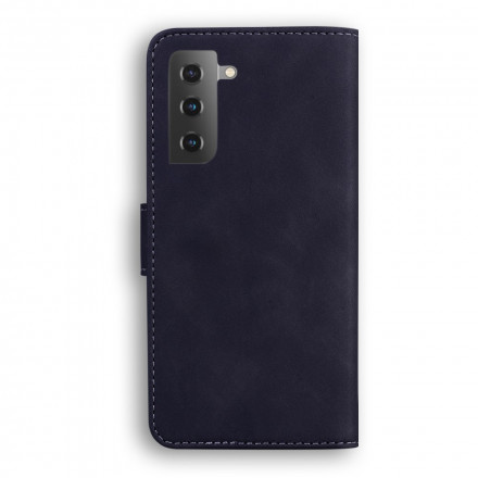 Housse Samsung Galaxy S21 5G Effet Cuir Monochrome Housse Samsung Galaxy S21 5G Effet Cuir Monochrome