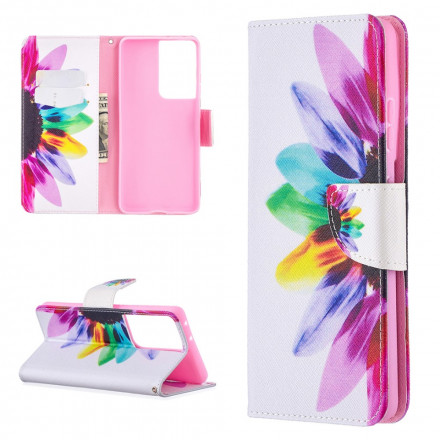 Housse Samsung Galaxy S21 Plus 5G Fleur Aquarelle Housse Samsung Galaxy S21 Plus 5G Fleur Aquarelle