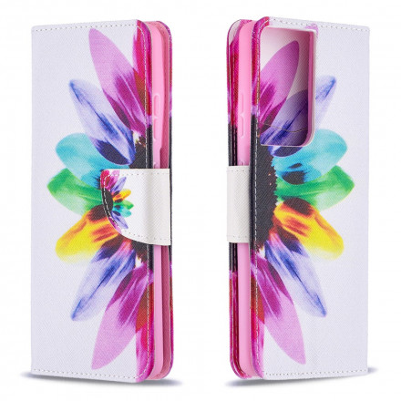 Housse Samsung Galaxy S21 Plus 5G Fleur Aquarelle Housse Samsung Galaxy S21 Plus 5G Fleur Aquarelle