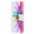 Housse Samsung Galaxy S21 Plus 5G Fleur Aquarelle