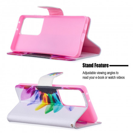 Housse Samsung Galaxy S21 Plus 5G Fleur Aquarelle Housse Samsung Galaxy S21 Plus 5G Fleur Aquarelle