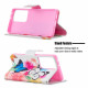 Housse Samsung Galaxy S21 Ultra 5G Papillons et Fleurs Peints Housse Samsung Galaxy S21 Ultra 5G Papillons et Fleurs Peints