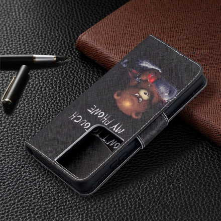 Housse Samsung Galaxy S21 Ultra 5G Ours Dangereux Housse Samsung Galaxy S21 Ultra 5G Ours Dangereux