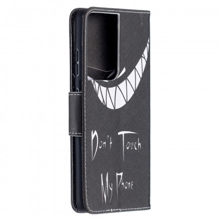 Housse Samsung Galaxy S21 Ultra 5G Don't Touch My Phone Housse Samsung Galaxy S21 Ultra 5G Don't Touch My Phone