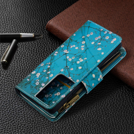 Housse Samsung Galaxy S21 Ultra 5G Poche Zippée Arbre Housse Samsung Galaxy S21 Ultra 5G Poche Zippée Arbre