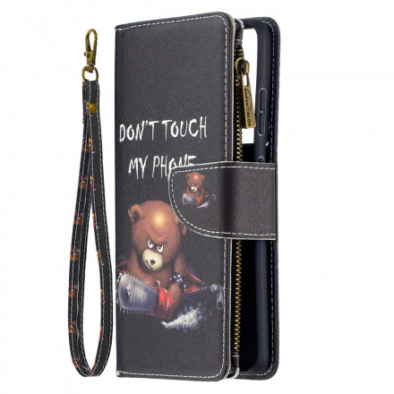 Housse Samsung Galaxy S21 Ultra 5G Poche Zippée Ours Housse Samsung Galaxy S21 Ultra 5G Poche Zippée Ours