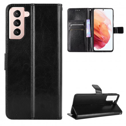 Housse Samsung Galaxy S21 5G Simili Cuir Flashy Housse Samsung Galaxy S21 5G Simili Cuir Flashy