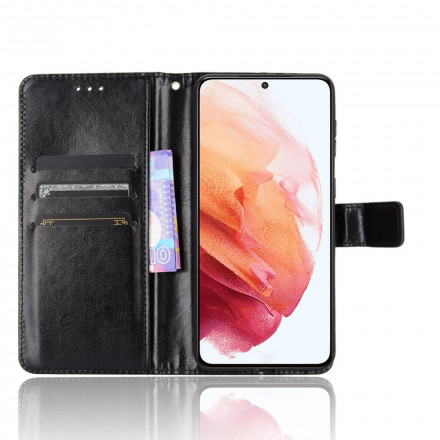 Housse Samsung Galaxy S21 5G Simili Cuir Flashy Housse Samsung Galaxy S21 5G Simili Cuir Flashy