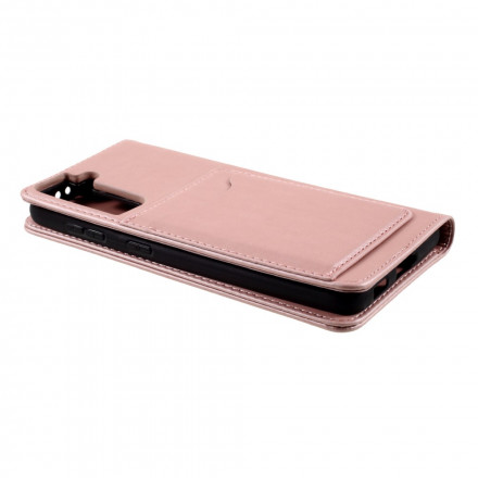 Flip Cover Samsung Galaxy S21 5G Porte-Carte Support Flip Cover Samsung Galaxy S21 5G Porte-Carte Support