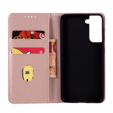 Flip Cover Samsung Galaxy S21 5G Porte-Carte Support Flip Cover Samsung Galaxy S21 5G Porte-Carte Support