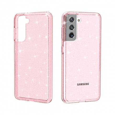 Coque Samsung Galaxy S21 5G Transparente Paillettes Coque Samsung Galaxy S21 5G Transparente Paillettes