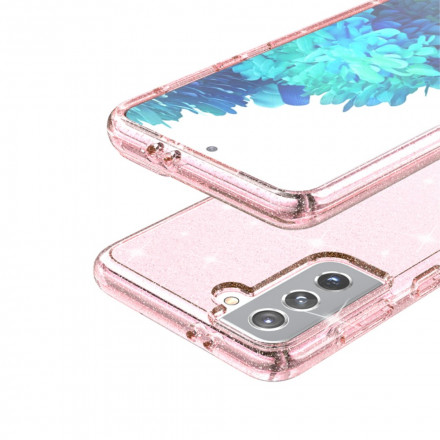 Coque Samsung Galaxy S21 5G Transparente Paillettes Coque Samsung Galaxy S21 5G Transparente Paillettes