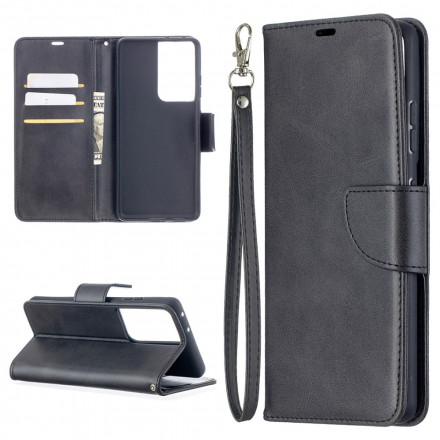 Housse Samsung Galaxy S21 Ultra 5G Lisse Rabat Oblique Housse Samsung Galaxy S21 Ultra 5G Lisse Rabat Oblique