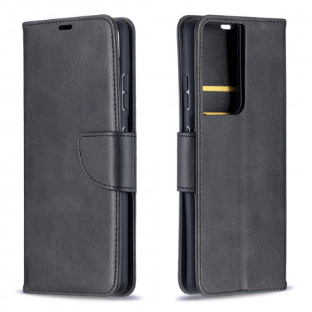 Housse Samsung Galaxy S21 Ultra 5G Lisse Rabat Oblique Housse Samsung Galaxy S21 Ultra 5G Lisse Rabat Oblique