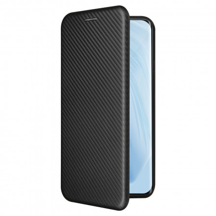 Flip Cover Xiaomi Mi 11 Fibre Carbone avec Anneau Support Flip Cover Xiaomi Mi 11 Fibre Carbone avec Anneau Support