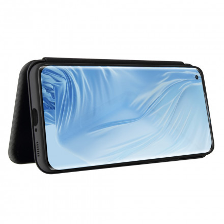 Flip Cover Xiaomi Mi 11 Fibre Carbone avec Anneau Support Flip Cover Xiaomi Mi 11 Fibre Carbone avec Anneau Support