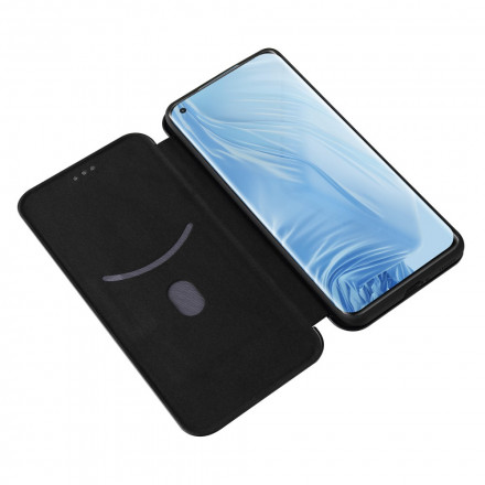 Flip Cover Xiaomi Mi 11 Fibre Carbone avec Anneau Support Flip Cover Xiaomi Mi 11 Fibre Carbone avec Anneau Support