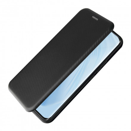 Flip Cover Xiaomi Mi 11 Fibre Carbone avec Anneau Support
