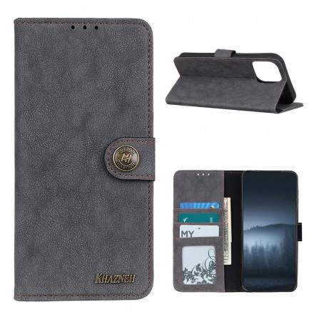 Housse Xiaomi Mi 11 Cuir Fendu Rétro KHAZNEH Housse Xiaomi Mi 11 Cuir Fendu Rétro KHAZNEH