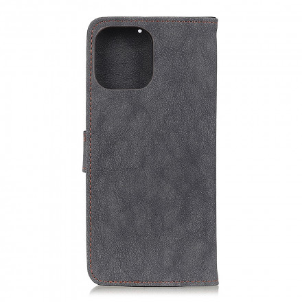 Housse Xiaomi Mi 11 Cuir Fendu Rétro KHAZNEH Housse Xiaomi Mi 11 Cuir Fendu Rétro KHAZNEH