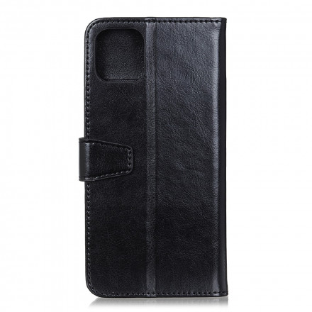 Housse Xiaomi Mi 11 Effet Cuir Brillant Simple Housse Xiaomi Mi 11 Effet Cuir Brillant Simple