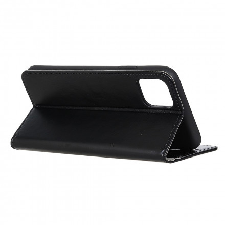 Housse Xiaomi Mi 11 Effet Cuir Brillant Simple Housse Xiaomi Mi 11 Effet Cuir Brillant Simple