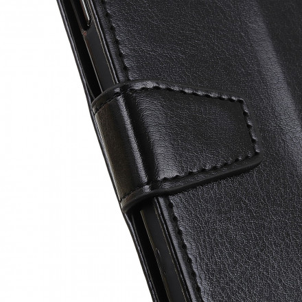 Housse Xiaomi Mi 11 Effet Cuir Brillant Simple Housse Xiaomi Mi 11 Effet Cuir Brillant Simple