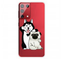 Coque Samsung Galaxy S21 Ultra 5G Drôles de Chiens