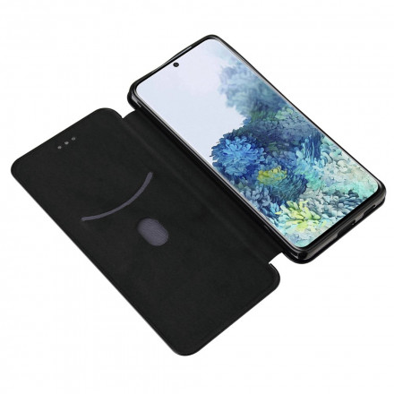 Flip Cover Samsung Galaxy S21 Ultra 5G Fibre Carbone Flip Cover Samsung Galaxy S21 Ultra 5G Fibre Carbone
