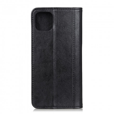 Flip Cover Xiaomi Mi 11Version Cuir Litchi Fendu Flip Cover Xiaomi Mi 11Version Cuir Litchi Fendu