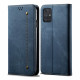 Flip Cover Samsung Galaxy A72 5G Tissu Jeans Flip Cover Samsung Galaxy A72 5G Tissu Jeans
