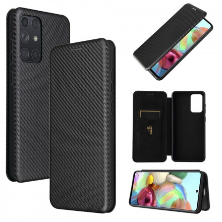 Flip Cover Samsung Galaxy A42 5G Fibre Carbone Flip Cover Samsung Galaxy A42 5G Fibre Carbone