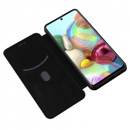 Flip Cover Samsung Galaxy A42 5G Fibre Carbone Flip Cover Samsung Galaxy A42 5G Fibre Carbone