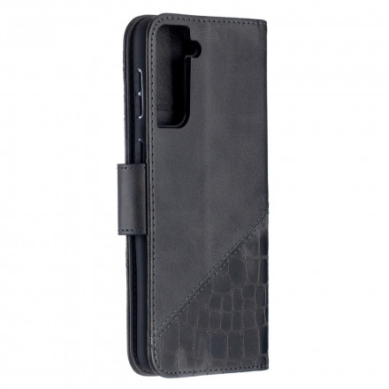 Housse Samsung Galaxy S21 Plus 5G Effet Peau de Crocodile Classique Housse Samsung Galaxy S21 Plus 5G Effet Peau de Crocodile Classique